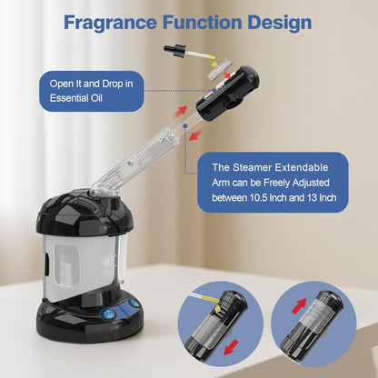 2 in 1 Ozone Facial Steamer