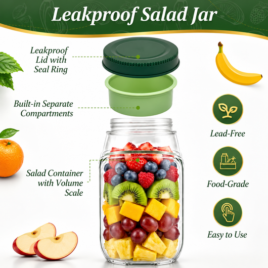 Portable Salad Jar