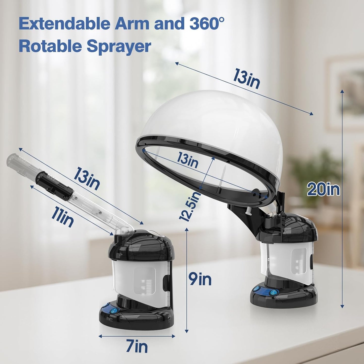 2 in 1 Ozone Facial Steamer