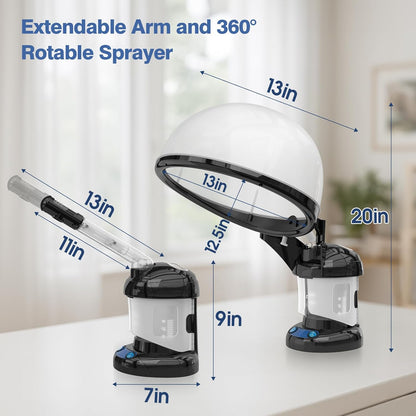2 in 1 Ozone Facial Steamer