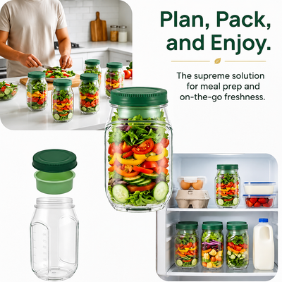 Portable Salad Jar
