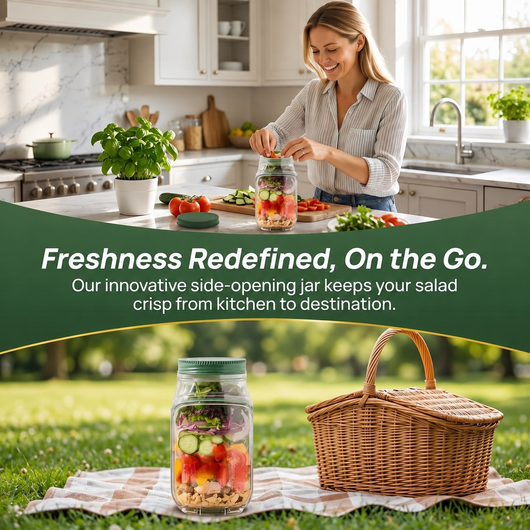 Portable Salad Jar