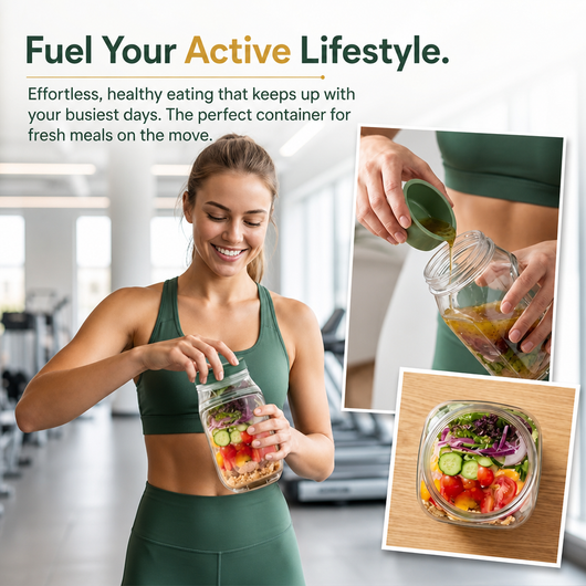 Portable Salad Jar