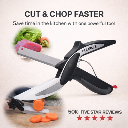 Multifunctional Kitchen Knife Scissors 2-in-1