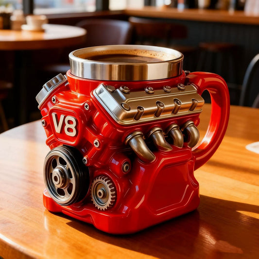 Engine V8 coffee mug